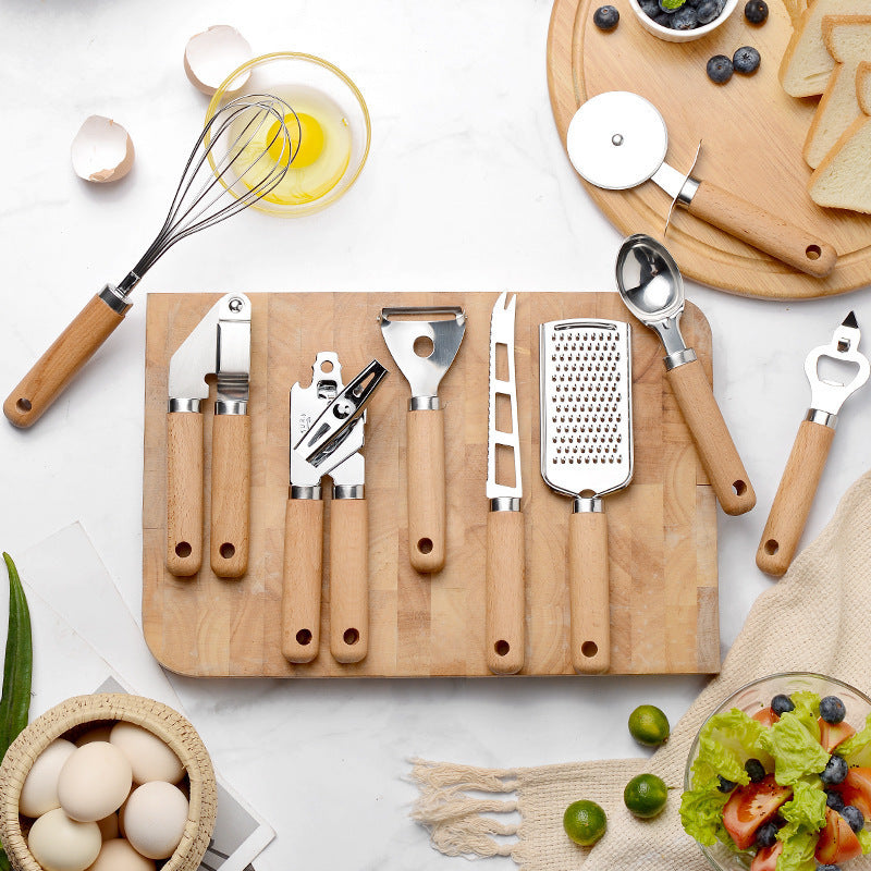 Utensili Manico in legno per gadget da cucina creativi