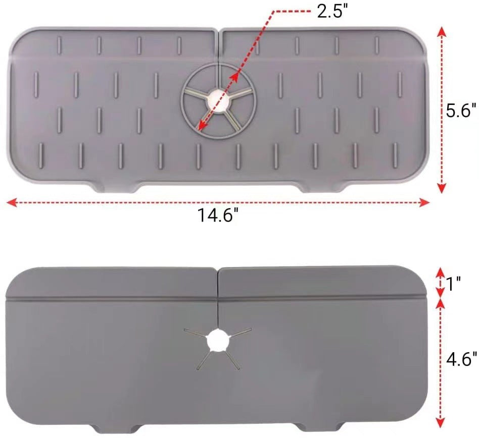 Tappetino assorbente Lavello Paraspruzzi in silicone