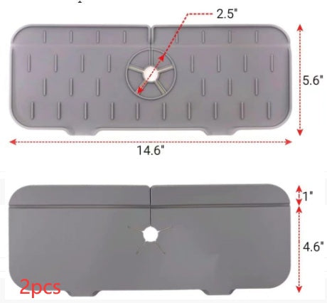 Tappetino assorbente Lavello Paraspruzzi in silicone