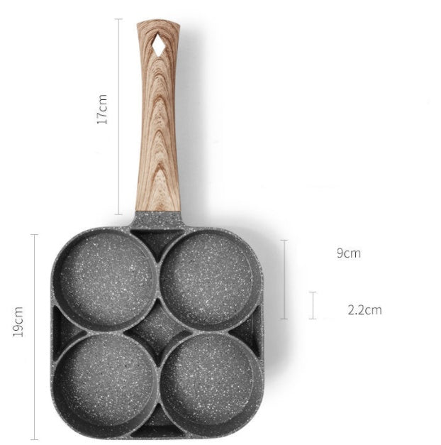 Padella Frittata Quattro Fori, Padella Antiaderente