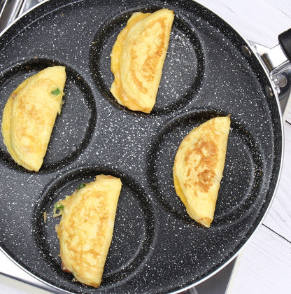 Padella antiaderente ideale per uovo fritto e gnocco