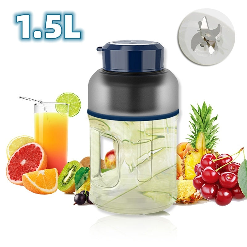 Frullatore portatile da 1500 ml Frullatori per frutta Estrattori di frutta Frullatore elettrico portatile per spremiagrumi per cucina Home Office all'aperto